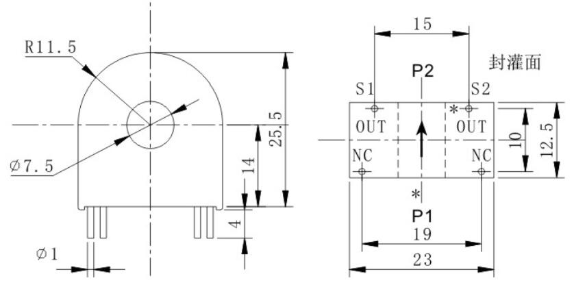 TR2137-2 Ultramicro current transformer TR2137-2 Ultramicro current transformer